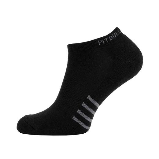 PIT BULL &quot;Pad&quot; Thin Socks 3 Pack - Black