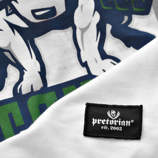 T-shirt Pretorian "Strong as a Bull!" - white