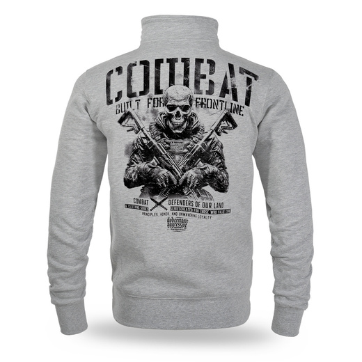 Bluza rozpinana Dobermans Aggressive "COMBAT BCZ404" - szara