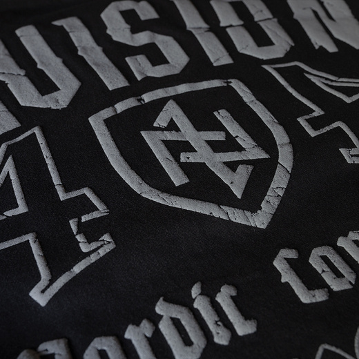 Dobermans Aggressive &quot;SHIELD 44&quot; TS389 T-shirt - gray