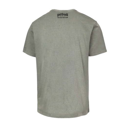PIT BULL Washed JIU-JITSU FIGHT DVSN T-shirt - green