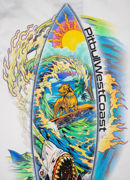 PIT BULL &quot;CAMINO&quot; men&#39;s t-shirt - white