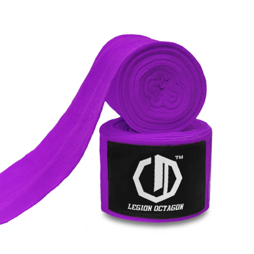 Bandaż bokserski 4m Legion Octagon Standard - purple