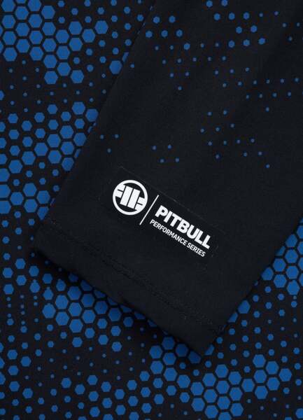 Rashguard longsleeve PIT BULL "HEX CAMO HILLTOP" - niebieski