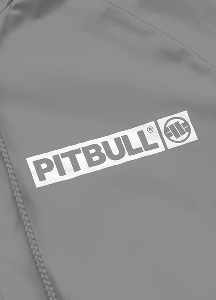 Kurtka wiosenna PIT BULL "Athletic Logo" '23 - jasnoszara