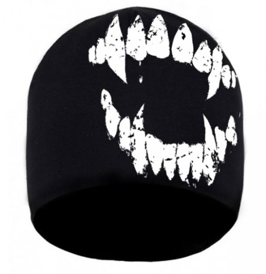 Czapka zimowa Octagon "Zęby" - czarna