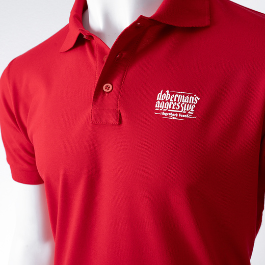 Dobermans Aggressive "LEGANCY" TSP403 Polo Shirt - Red