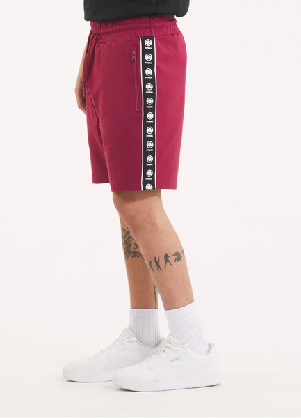 Spodenki szorty dresowe PIT BULL "TAPE NUGGET" - bordowe