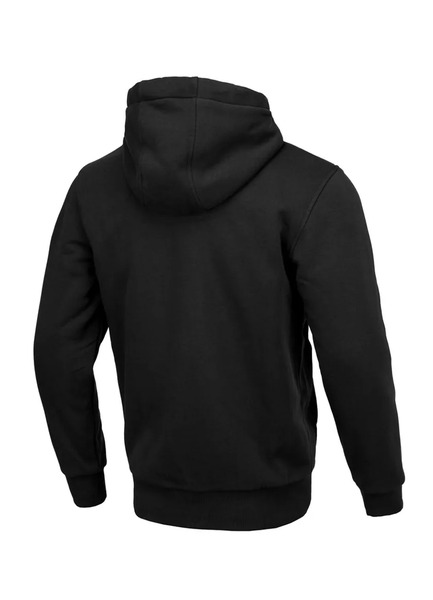 Bluza rozpinana z kapturem PIT BULL "Sherpa Ruffin" - czarno/czarna