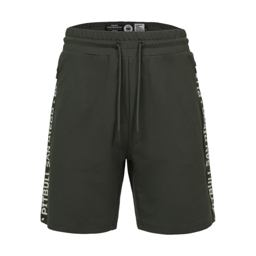 PIT BULL "TAPE PARKER" Men's Sweat Shorts - Dark Green