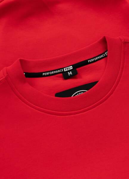 PIT BULL "DOGWOOD" men's sweatshirt - red