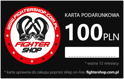 Karta Podarunkowa Fighershop 100 PLN