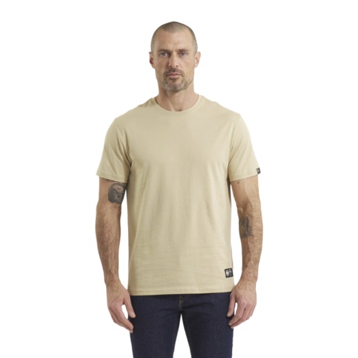 PIT BULL Slim Fit Men's T-Shirt "NO LOGO" - Sand