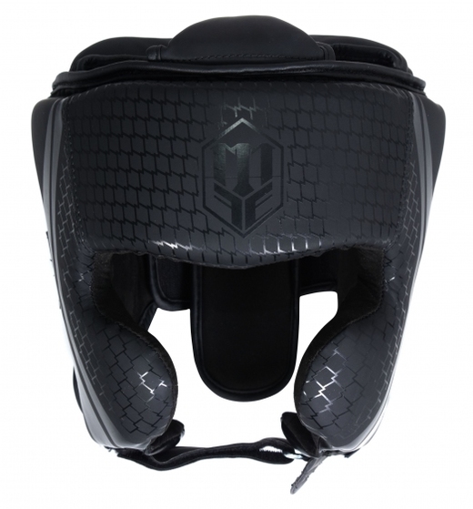 The boxing helmet Masters KTOP-MATT-BLACK head protection