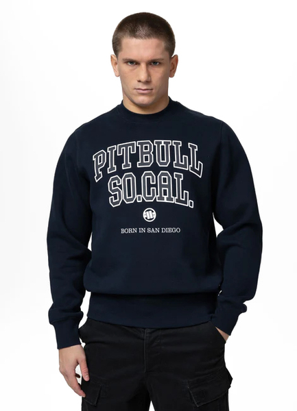 PIT BULL "SO CAL" men's sweatshirt - navy blue