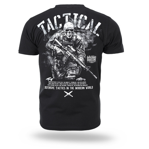 Koszulka T-shirt Dobermans Aggressive "TACTICAL SOLDIER" TS394 - czarna