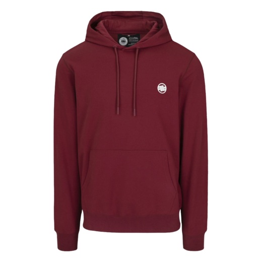 Bluza z kapturem PIT BULL "SMALL LOGO NUGGET" - bordowy
