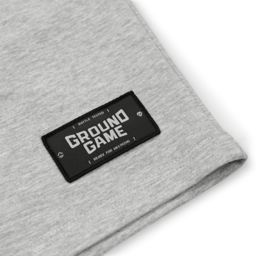 Szorty spodenki męskie Ground Game "Essential" - szary melanż