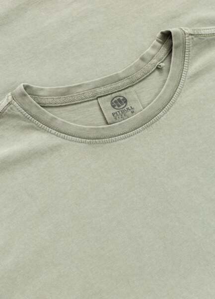 PIT BULL Denim Washed &quot;PLANET SURF&quot; Men&#39;s T-Shirt - Sage