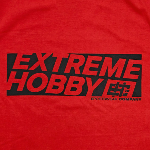 Koszulka T-shirt męski Extreme Hobby "BLOCK 2026" - czerwony