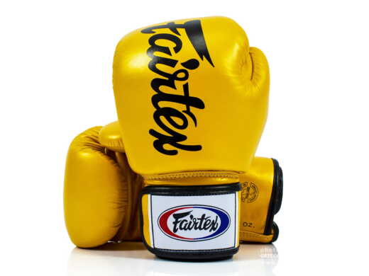 RĘKAWICE BOKSERSKIE FAIRTEX BGV19 (gold) "K"