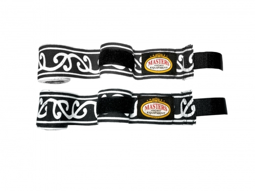 Bandaż bokserski owijki elastyczne Masters BB-3S - białe