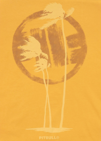 PIT BULL "PALMS" Men's T-Shirt - Yellow