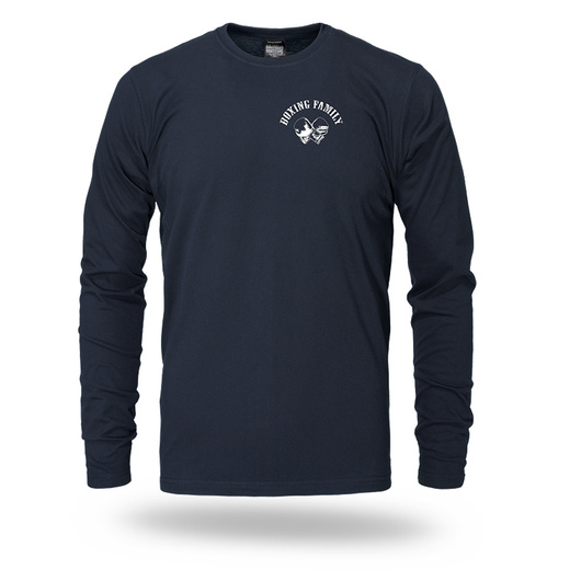 Longsleeve Dobermans Aggressive "BOXING FAMILY" LS361 - granatowy