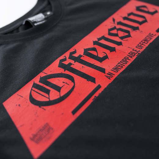 Longsleeve Dobermans Aggressive "AN UNSTOPPABLE OFFENSIVE PRIDE" LS265" - granatowy