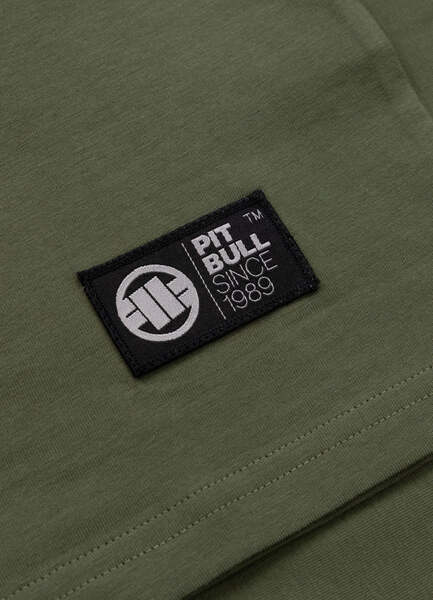 PIT BULL Slim Fit "NO LOGO" Men's T-Shirt - Olive