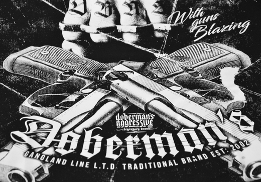 Dobermans Aggressive T-shirt &quot;Gangland TS209&quot; - black