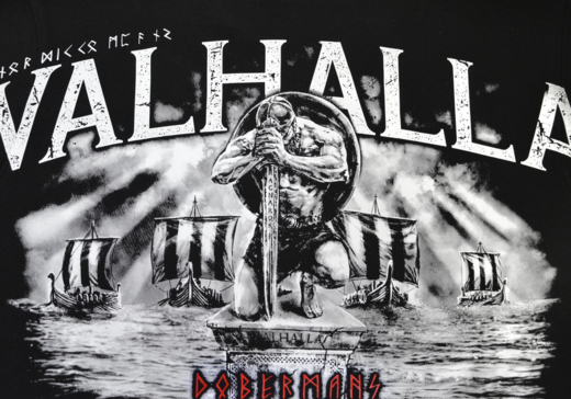 Dobermans Aggressive &quot;Valhalla BC204&quot; sweatshirt - black