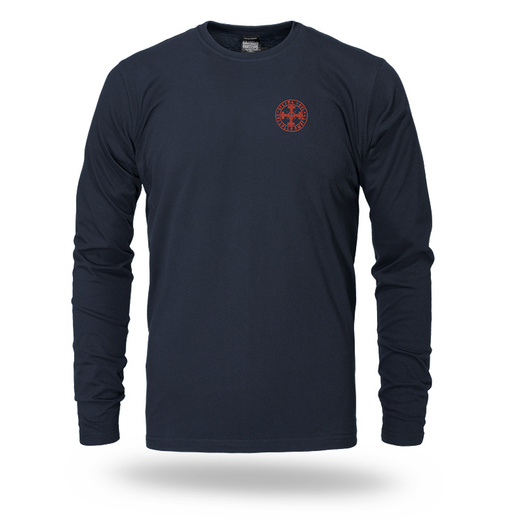 Longsleeve Dobermans Aggressive "THORS CROSS" LS386 - granatowy