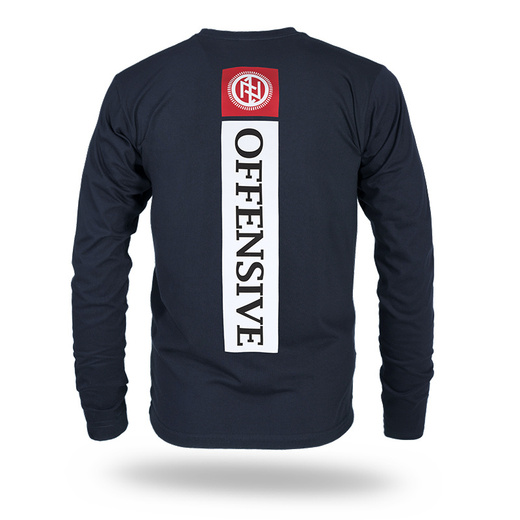 Longsleeve Dobermans Aggressive "OFFENSIVE Sports" LS367 - navy blue