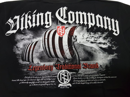 Koszulka T-shirt Dobermans Aggressive "Viking Company TS130" - czarna