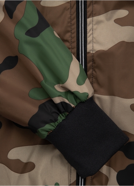 Spring jacket PIT BULL &quot;Athletic sleeve&quot; &#39;21 - woodland camo