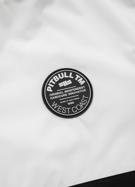 Kurtka wiosenna PIT BULL "Nautilus" '21 - biało/czarna