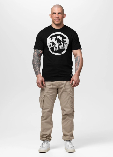 PIT BULL "PALMS" Men's T-Shirt - Black