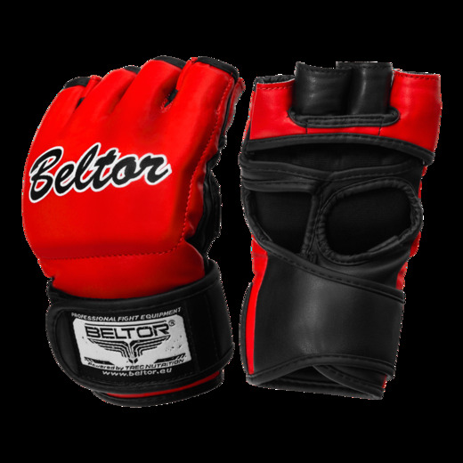 BELTOR Cringer MMA Grappling Gloves - Red