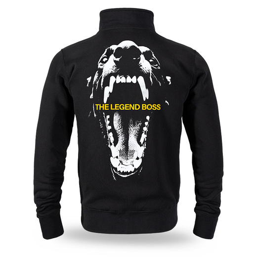 Dobermans Aggressive &quot;MOUTH BCZ391&quot; Zip-Up Sweatshirt - Black