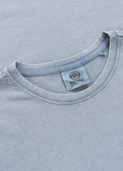 PIT BULL Denim Washed &quot;PLANET SURF&quot; Men&#39;s T-Shirt - Blue