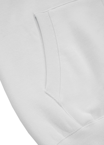 PIT BULL &quot;Hilltop&quot; zip-up sweatshirt with hood - white