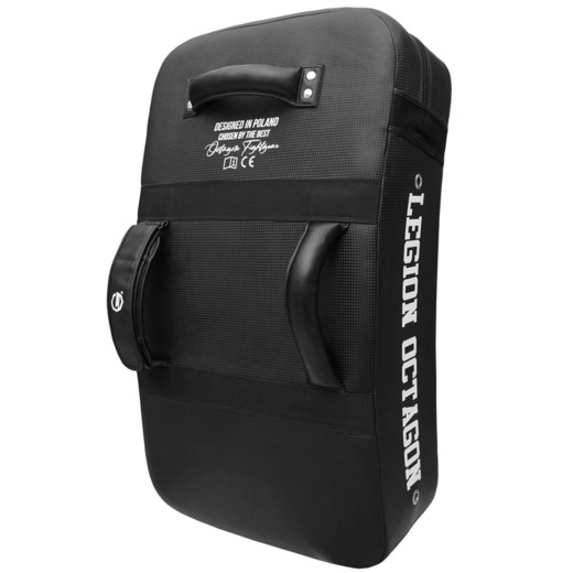 Tarcza treningowa do kopnięć Legion Octagon Logo Kevlar PROFILOWANA duża 70x40x15cm