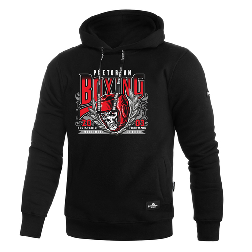 Bluza z kapturem Pretorian "Boxing" - czarna