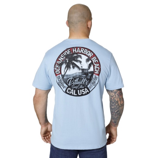 Koszulka męska Pit Bull Oceanside - jasny niebieski