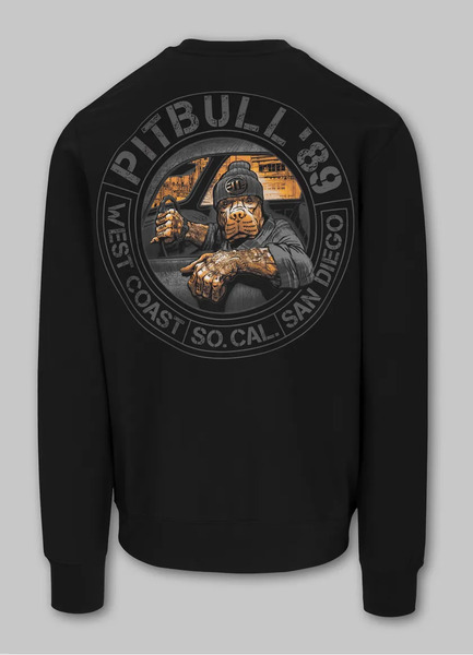 Bluza męska PIT BULL DRIVING - czarna