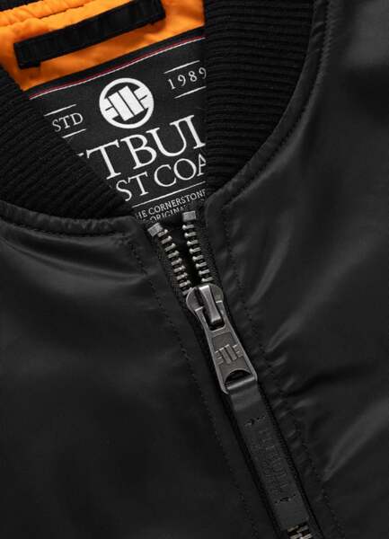 Kurtka bomberka przejściowa PIT BULL "MA-1 AKRON" - czarny