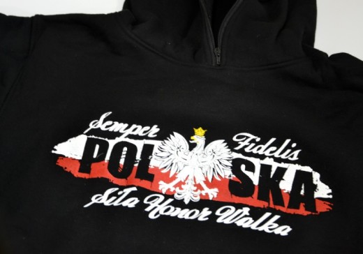 Sweatshirt ninja patriotic &quot;Poland&quot;