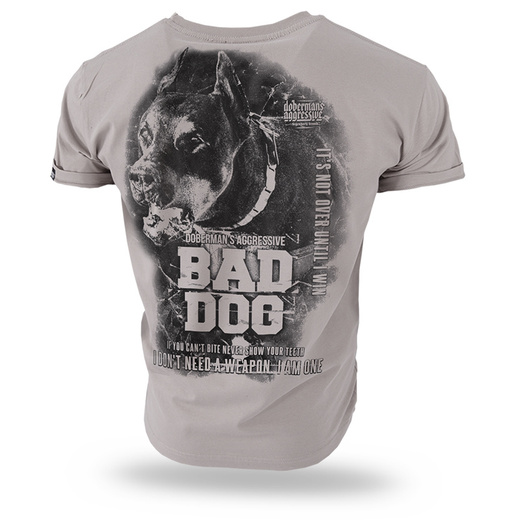 Koszulka T-shirt Dobermans Aggressive "Bad Dog TS310" - beżowa