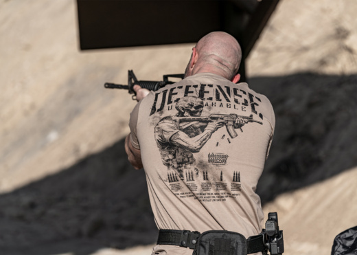 Koszulka T-shirt Dobermans Aggressive "DEFENSE UNBREAKABLE" TS377B - biała